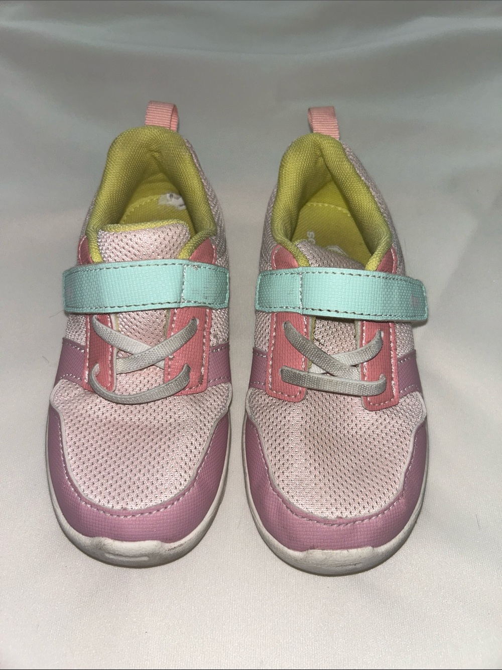 See Kai Run Pink and Mint Girls' Sneakers